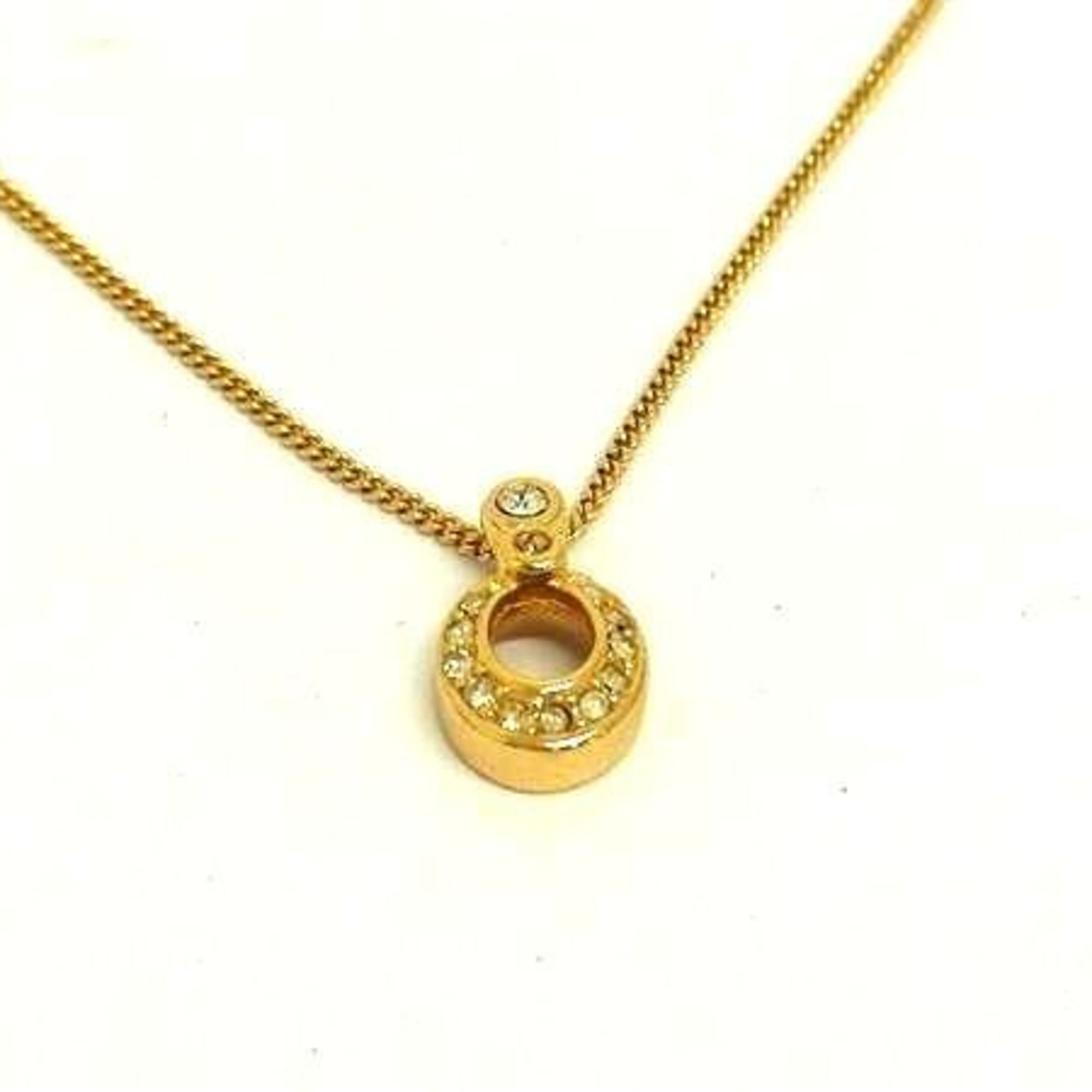 Dior Christian Dior Necklace - Gold Metal Rhinestones for Women Size ONE SIZE - 3 Thumbnail