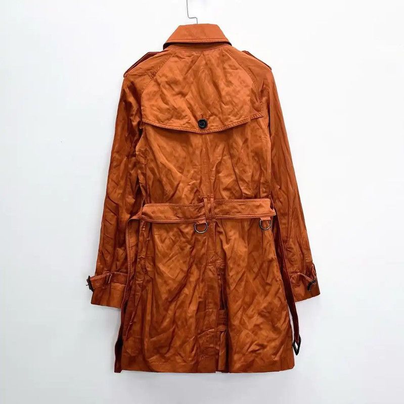 Burberry Burberry Autumn Khaki Long Trench Coat for Women Size S / US 4 / IT 40 - 2 Thumbnail