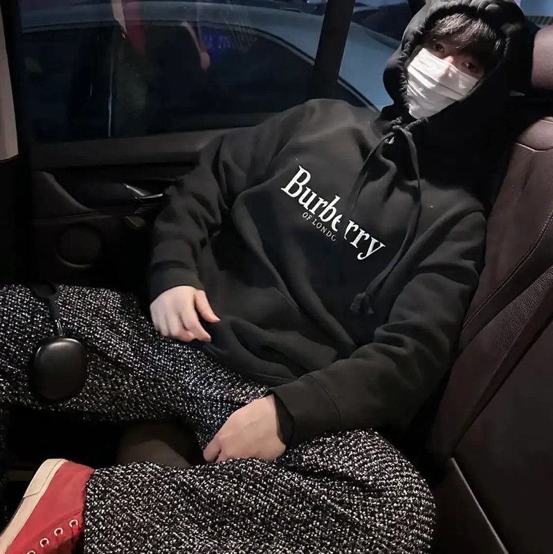 Burberry Burberry Black Logo Hooded Sweatshirt for Women Size XS / US 0-2 / IT 36-38 - 7 Thumbnail