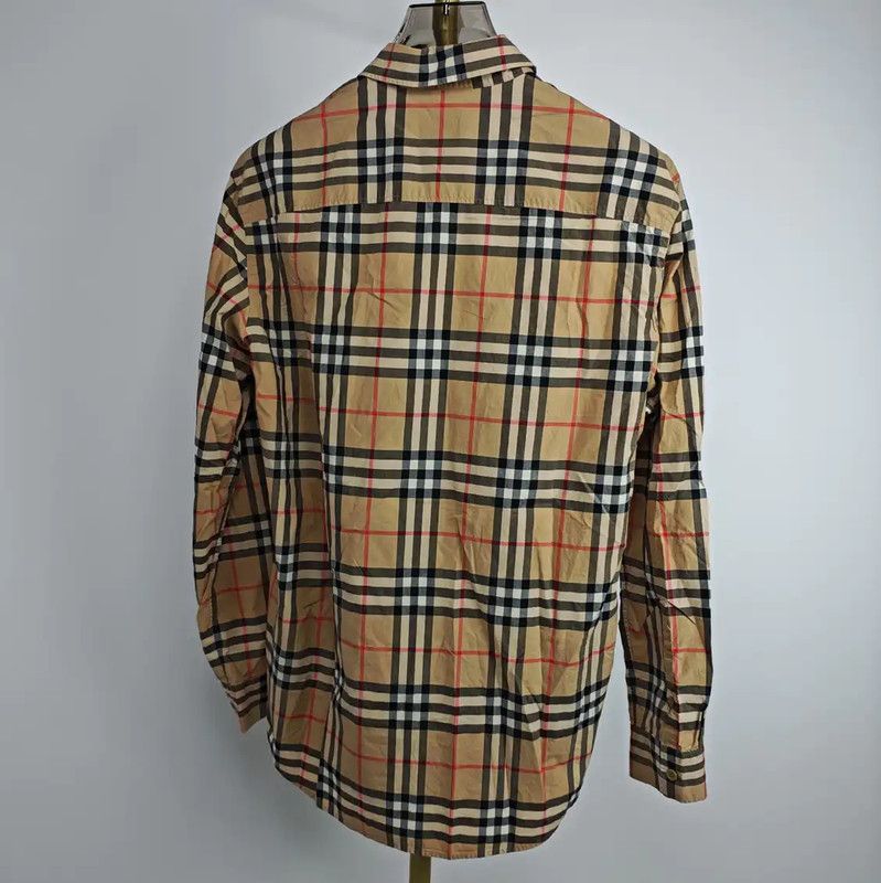 Burberry Burberry Women's Khaki Cotton Shirt Size L / US 10 / IT 46 - 6 Thumbnail