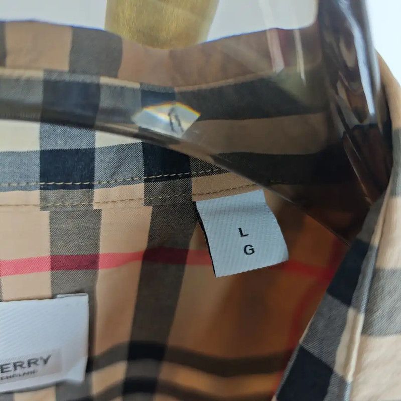 Burberry Burberry Women's Khaki Cotton Shirt Size L / US 10 / IT 46 - 5 Thumbnail
