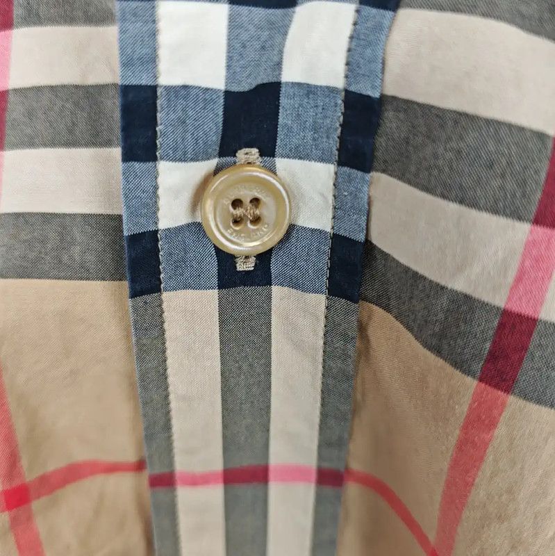 Burberry Burberry Women's Khaki Cotton Shirt Size L / US 10 / IT 46 - 3 Thumbnail