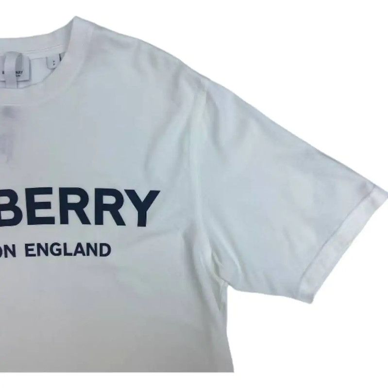 Burberry Burberry White Cotton Women's T-Shirt Size S / US 4 / IT 40 - 3 Thumbnail