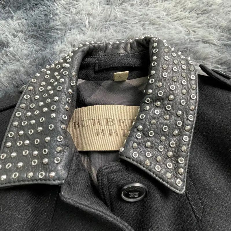 Burberry Burberry Women's Black Wool Long Coat Size L / US 10 / IT 46 - 5 Thumbnail