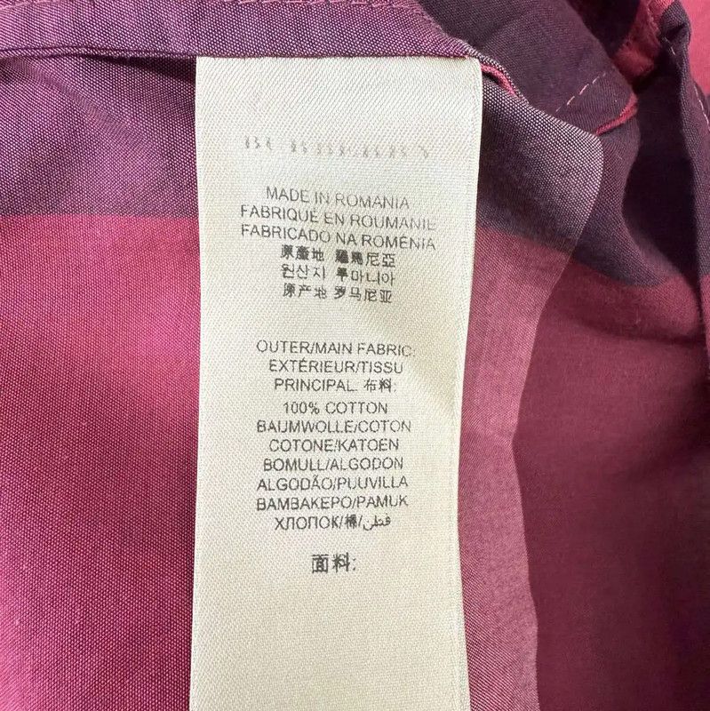 Burberry Burberry Colorblock Cotton Women's Shirt Size XS / US 0-2 / IT 36-38 - 4 Thumbnail