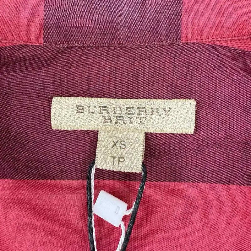 Burberry Burberry Colorblock Cotton Women's Shirt Size XS / US 0-2 / IT 36-38 - 3 Thumbnail