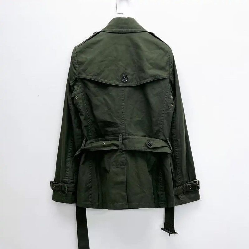 Burberry Burberry Military Green Mid-Length Trench Coat Size S / US 4 / IT 40 - 2 Thumbnail