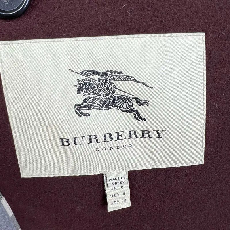 Burberry Burberry Dark Brown Women's Cotton Coat Size ONE SIZE - 3 Thumbnail