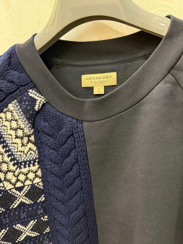 Burberry Burberry Women's Dark Blue Long Sleeve Sweatshirt Size S / US 4 / IT 40 - 5 Thumbnail