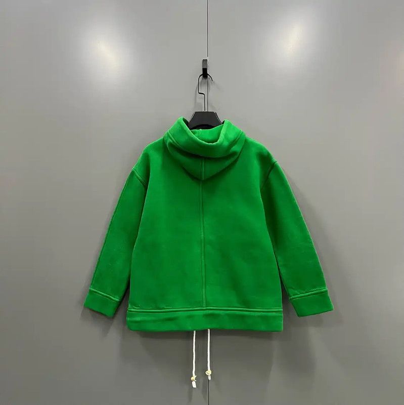 Burberry Burberry Green Cotton Long Sleeve Hoodie Size M / US 6-8 / IT 42-44 - 3 Thumbnail