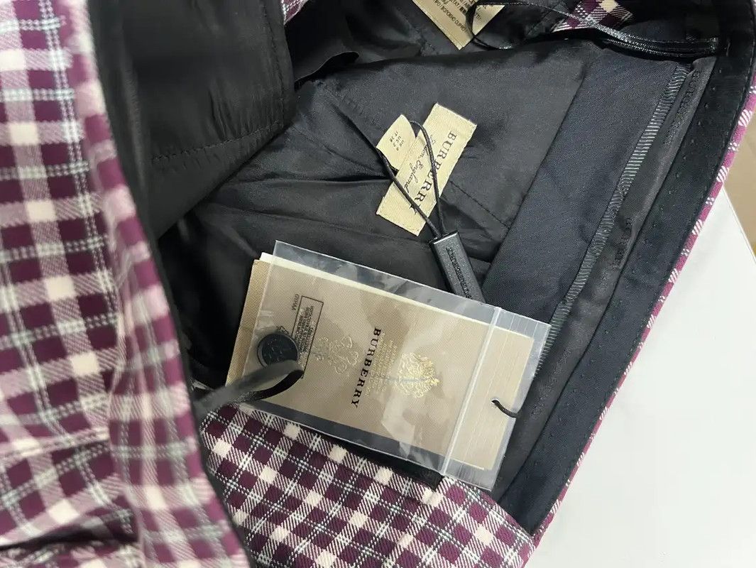 Burberry Burberry Winter Checkered Cotton Pants Size 22" - 8 Thumbnail