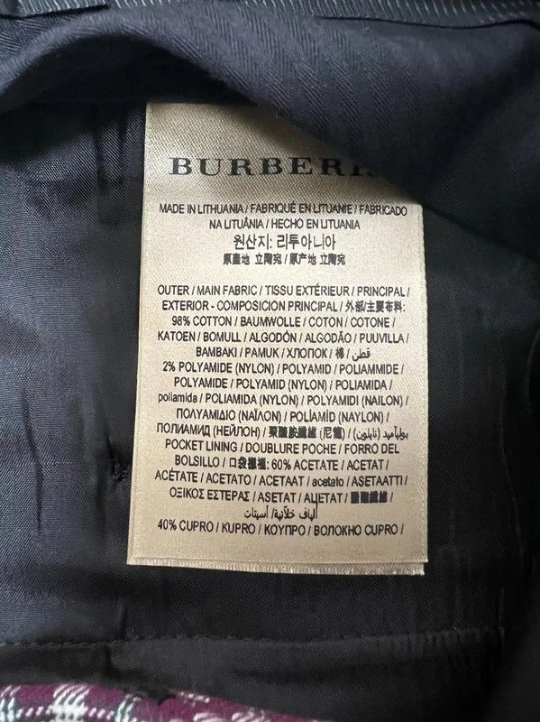 Burberry Burberry Winter Checkered Cotton Pants Size 22" - 7 Thumbnail