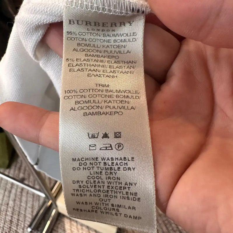 Burberry Burberry Women's M White Cotton Jacket Size M / US 6-8 / IT 42-44 - 5 Thumbnail