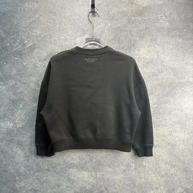 Burberry Burberry Black Cotton Women's Sweatshirt Size M / US 6-8 / IT 42-44 - 2 Thumbnail