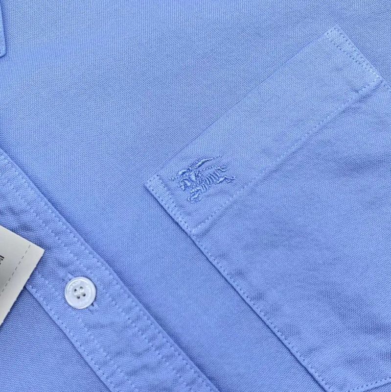 Burberry Burberry Blue Cotton Long Sleeve Shirt XS Size XS / US 0-2 / IT 36-38 - 6 Thumbnail