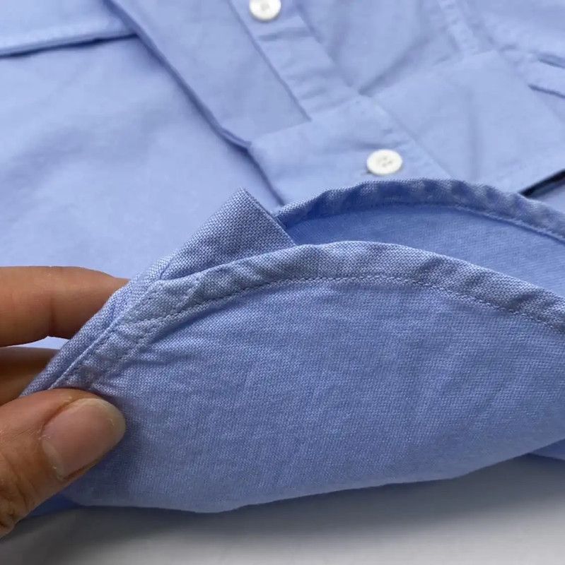 Burberry Burberry Blue Cotton Long Sleeve Shirt XS Size XS / US 0-2 / IT 36-38 - 8 Thumbnail