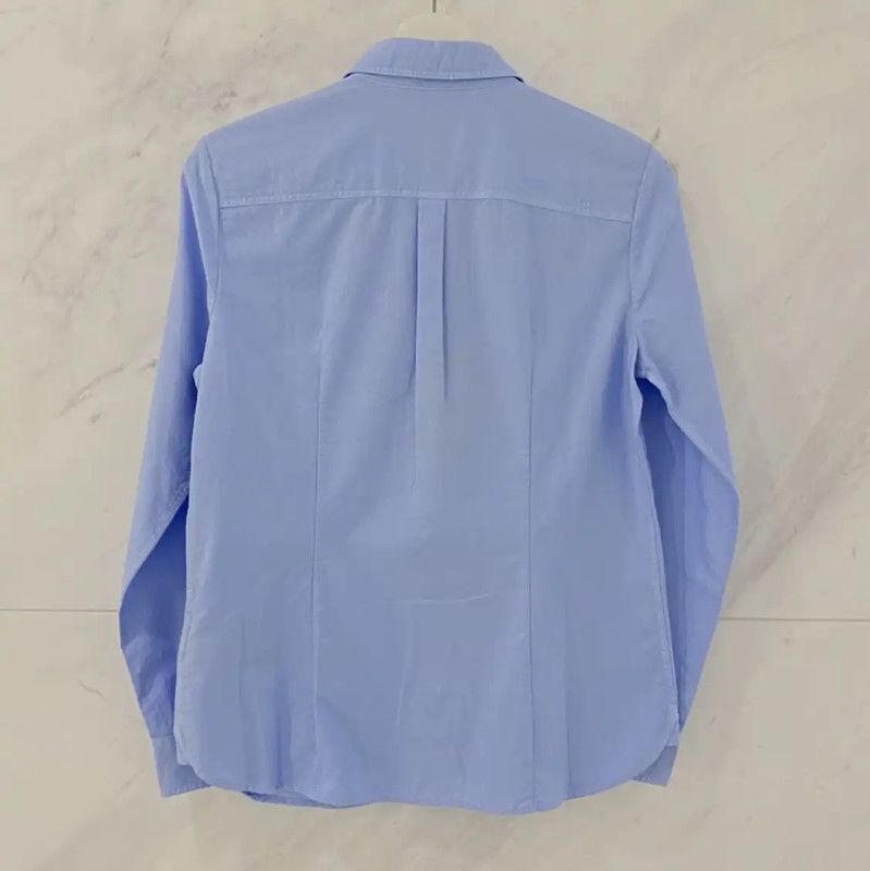 Burberry Burberry Blue Cotton Long Sleeve Shirt XS Size XS / US 0-2 / IT 36-38 - 2 Thumbnail