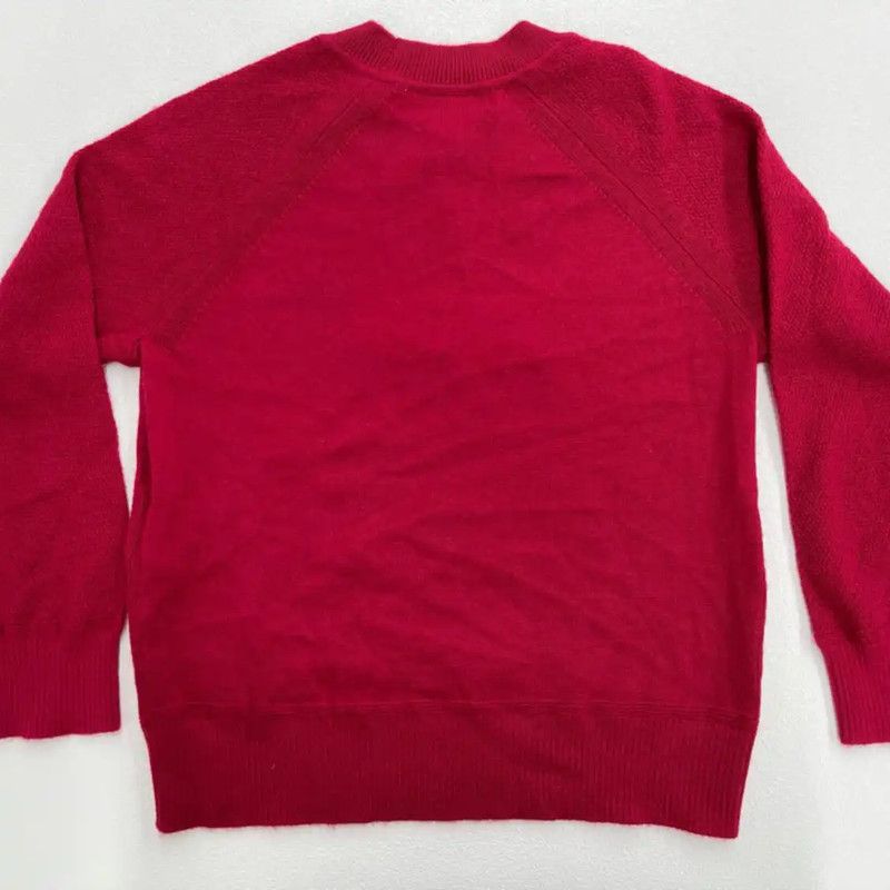 Burberry Burberry Red Cashmere Knit Sweater Size S / US 4 / IT 40 - 2 Thumbnail