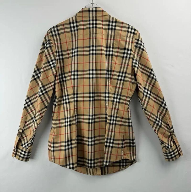 Burberry Burberry Khaki Cotton Women's Shirt Size S / US 4 / IT 40 - 2 Thumbnail