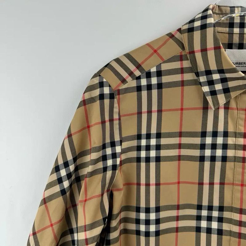 Burberry Burberry Khaki Cotton Women's Shirt Size S / US 4 / IT 40 - 4 Thumbnail