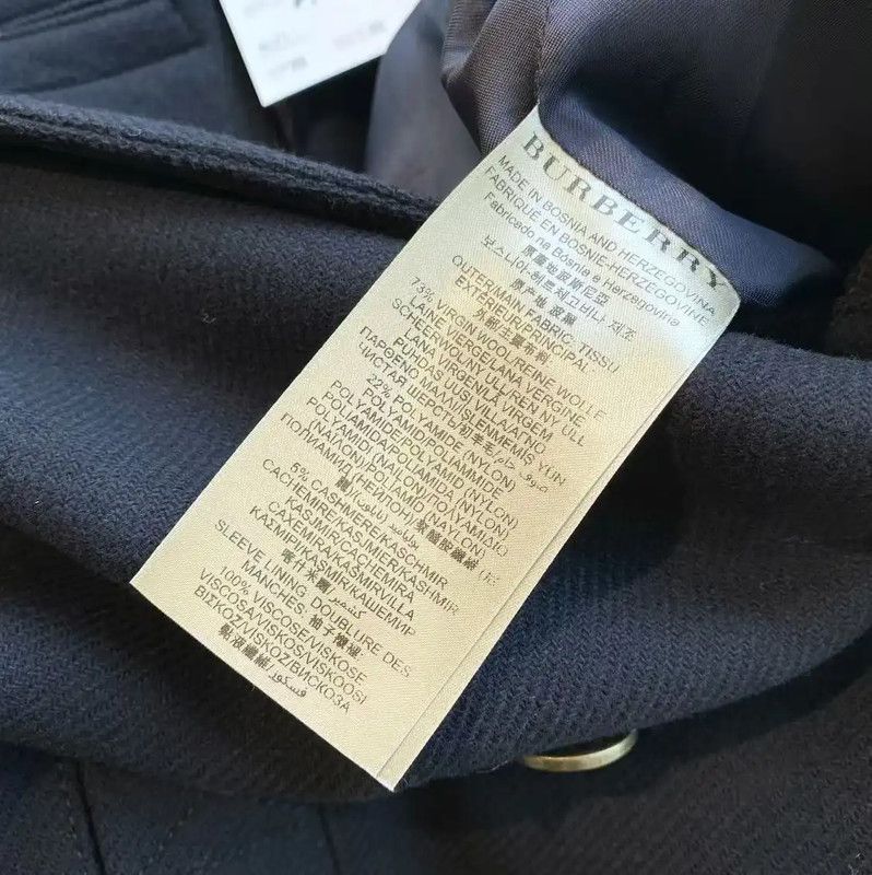 Burberry Burberry Women's Black Wool Jacket Size ONE SIZE - 5 Thumbnail