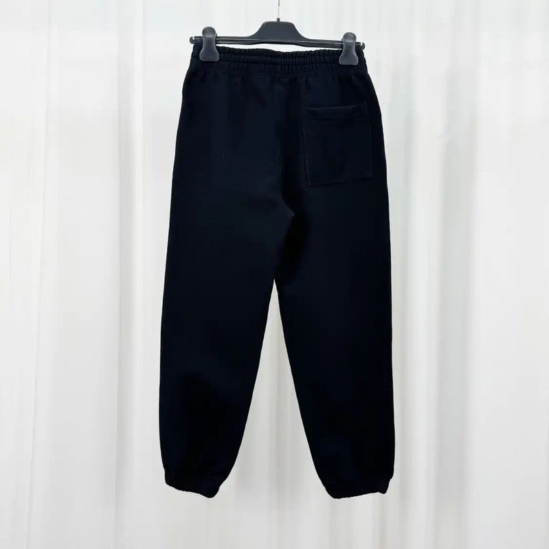 Burberry Burberry Black Logo Embroidered Casual Pants Size 28" / US 6 / IT 42 - 2 Thumbnail