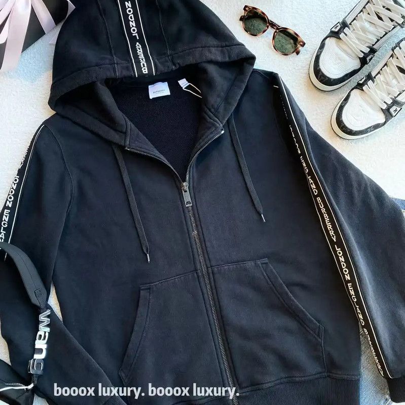 Burberry Burberry Black Cotton Women's Jacket Size S / US 4 / IT 40 - 3 Thumbnail