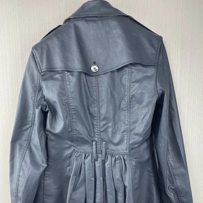 Burberry Burberry Women's Black Leather Trench Coat Size M / US 6-8 / IT 42-44 - 2 Thumbnail