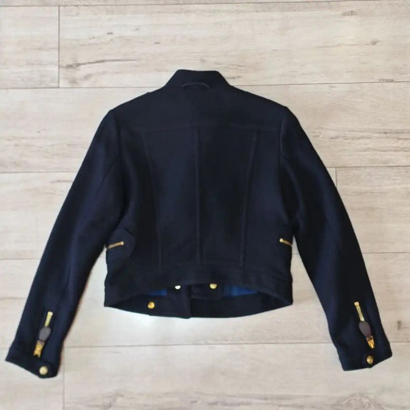 Burberry Burberry Women's Navy Wool Logo Jacket Size M / US 6-8 / IT 42-44 - 3 Thumbnail