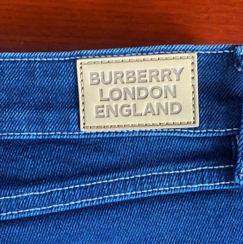 Burberry Burberry M Size Blue Cotton Jeans Size 27" / US 4 / IT 40 - 3 Thumbnail