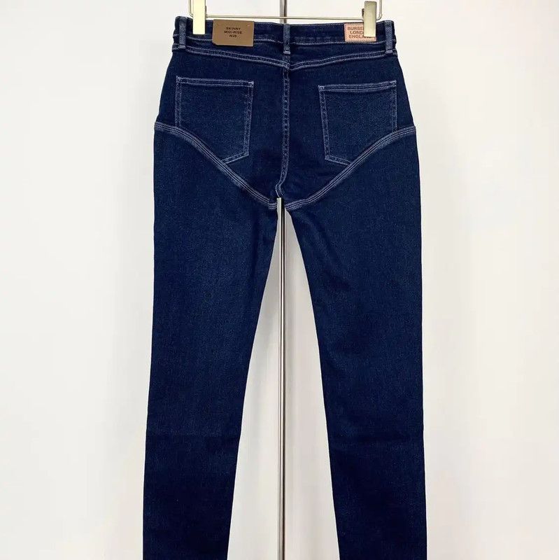 Burberry Burberry M Size Blue Cotton Jeans Size 27" / US 4 / IT 40 - 2 Thumbnail