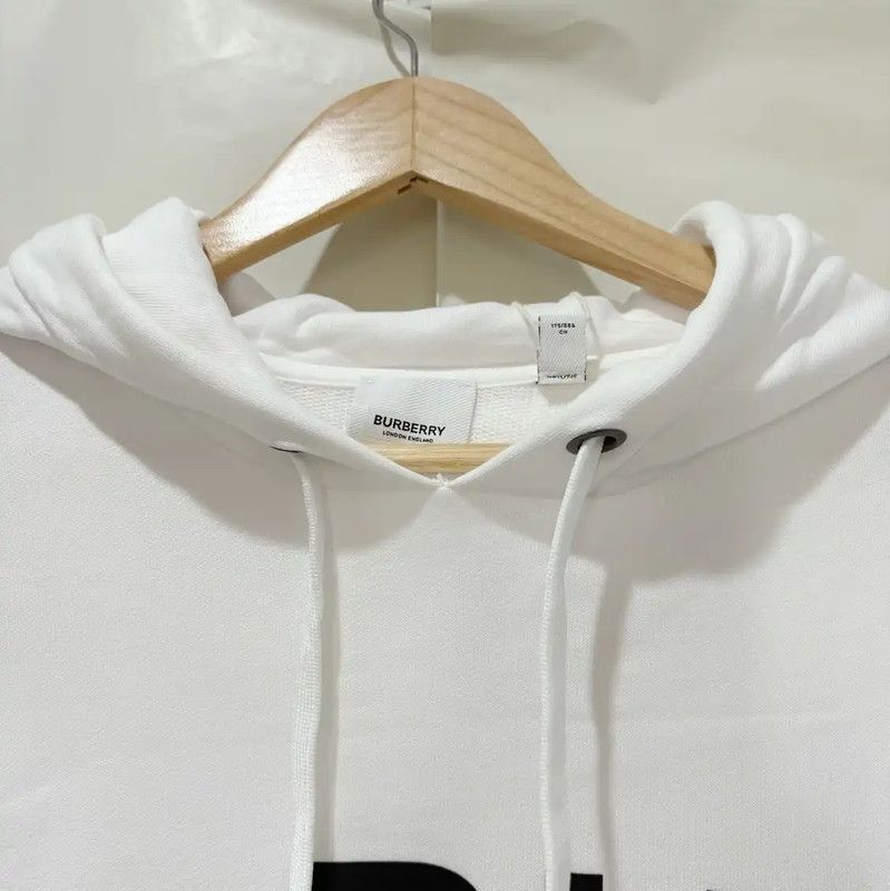 Burberry Burberry Logo Print White Long Sleeve T-Shirt Size S / US 4 / IT 40 - 3 Thumbnail
