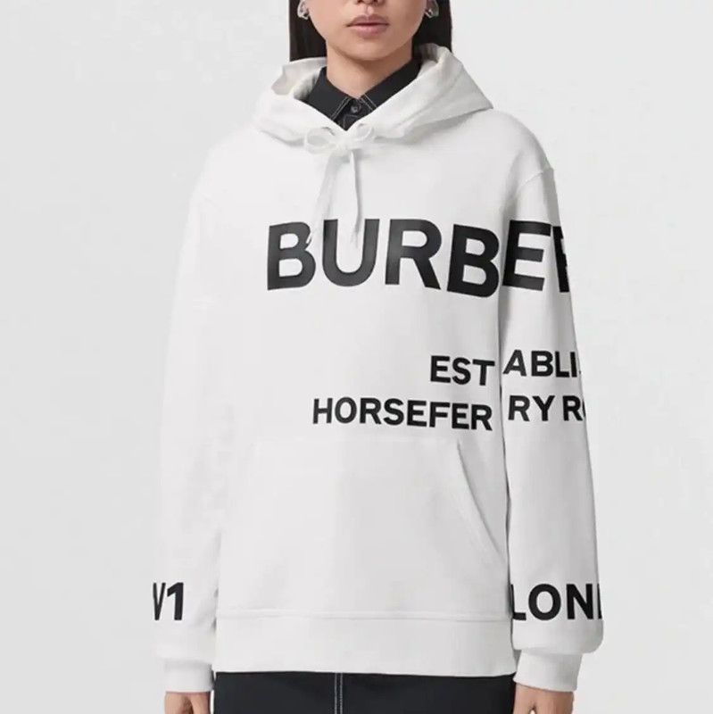 Burberry Burberry Logo Print White Long Sleeve T-Shirt Size S / US 4 / IT 40 - 8 Thumbnail