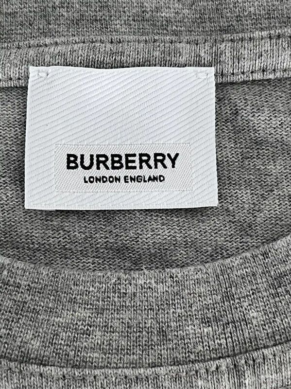 Burberry Burberry Gray Cotton Women's Sweatshirt Size S / US 4 / IT 40 - 3 Thumbnail