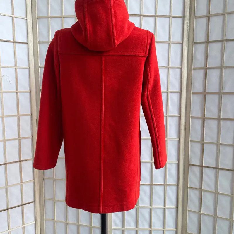 Burberry Burberry Red Wool Ladies Coat Size S / US 4 / IT 40 - 2 Thumbnail