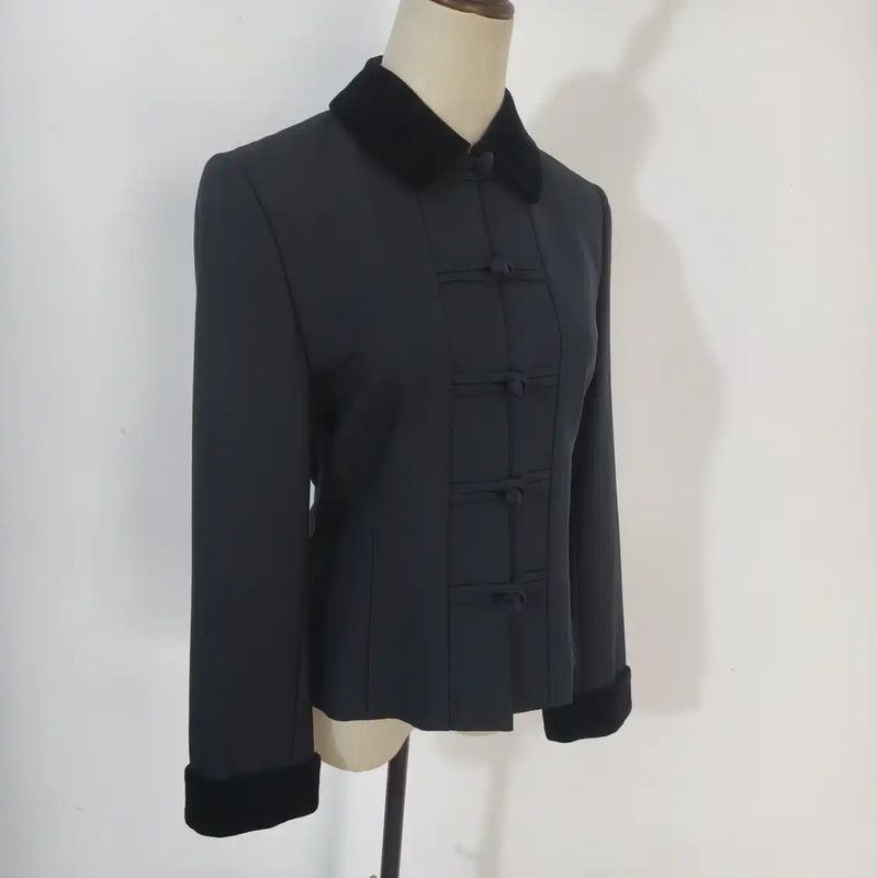 Burberry Burberry Women's Black Wool Cardigan Size S / US 4 / IT 40 - 3 Thumbnail