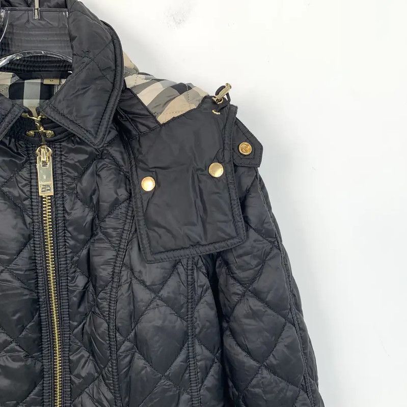 Burberry Burberry Quilted Black Women's Jacket Size XS / US 0-2 / IT 36-38 - 3 Thumbnail