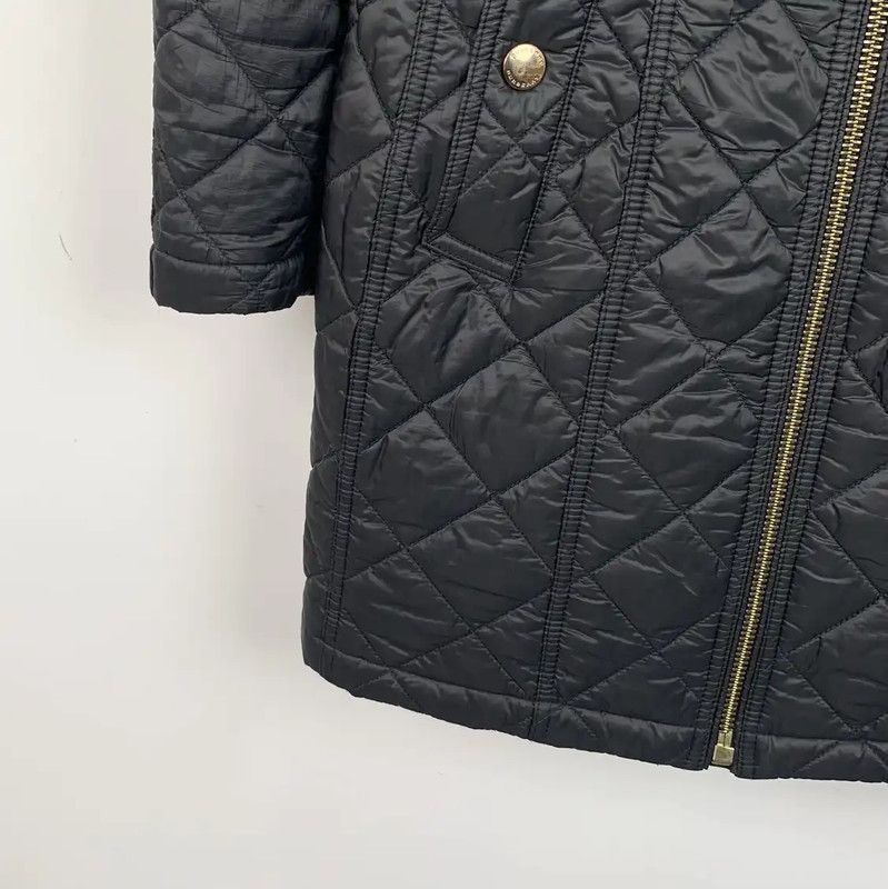 Burberry Burberry Quilted Black Women's Jacket Size XS / US 0-2 / IT 36-38 - 4 Thumbnail