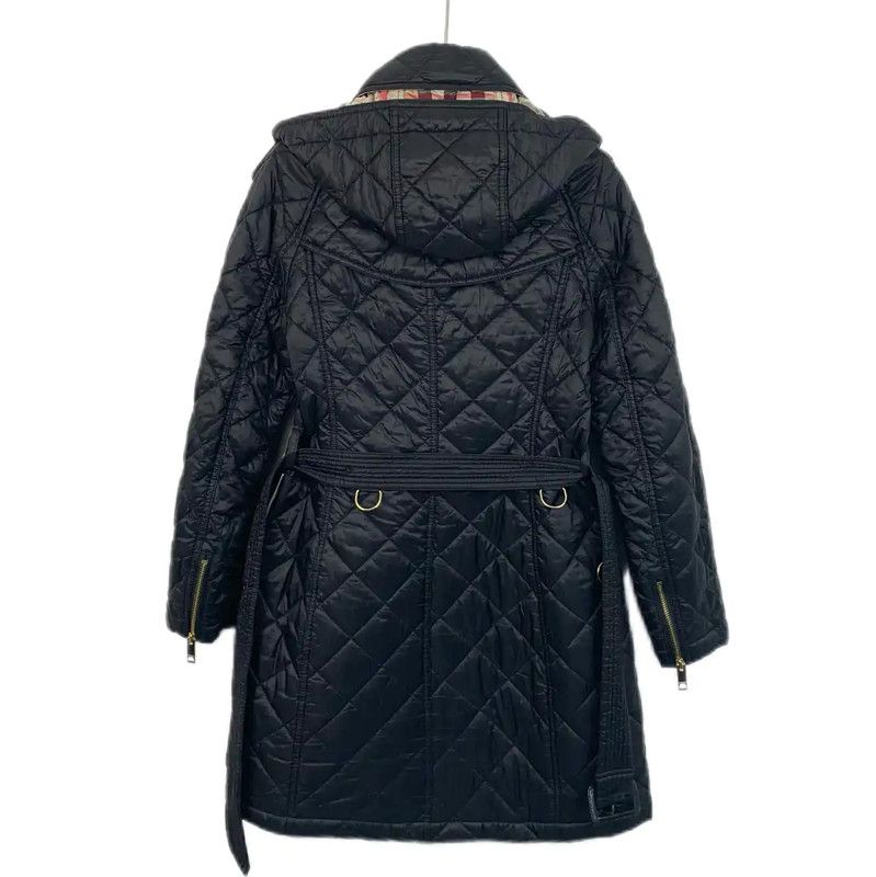 Burberry Burberry Quilted Black Women's Jacket Size XS / US 0-2 / IT 36-38 - 2 Thumbnail