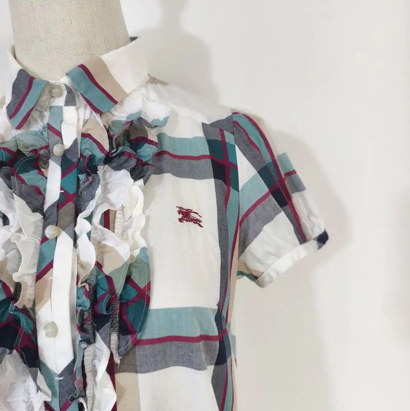 Burberry Burberry Summer Cotton Plaid Dress Size M / US 6-8 / IT 42-44 - 3 Thumbnail