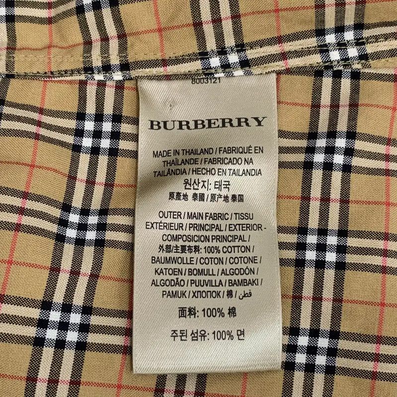 Burberry Burberry Brown Cotton Women's Shirt Size ONE SIZE - 6 Thumbnail