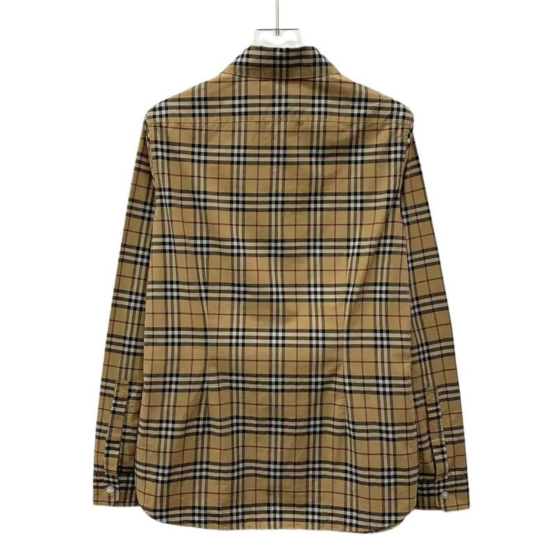 Burberry Burberry Brown Checked Cotton Shirt Size XS / US 0-2 / IT 36-38 - 2 Thumbnail