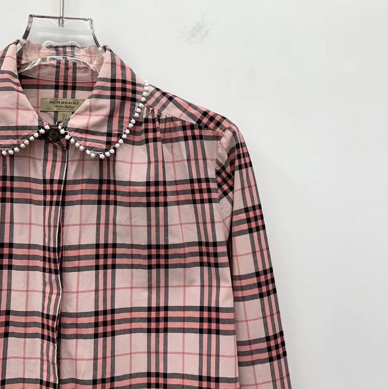 Burberry Burberry Color-block Cotton Dress for Women Size XS / US 0-2 / IT 36-38 - 3 Thumbnail
