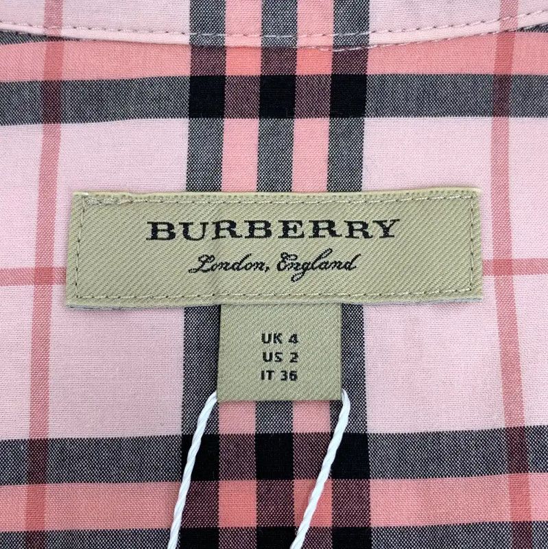 Burberry Burberry Color-block Cotton Dress for Women Size XS / US 0-2 / IT 36-38 - 6 Thumbnail