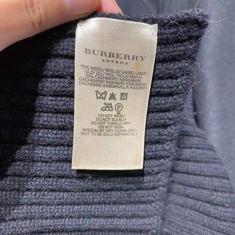 Burberry Burberry Black Wool Women's Jacket Size S / US 4 / IT 40 - 7 Thumbnail
