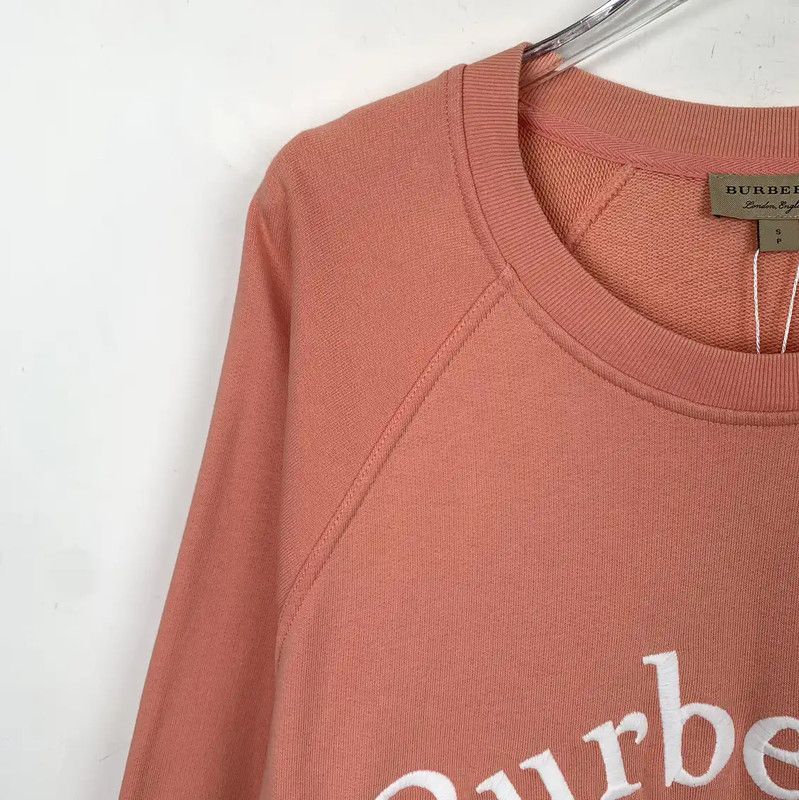 Burberry Burberry Pink Cotton Women's Sweatshirt Size S / US 4 / IT 40 - 3 Thumbnail