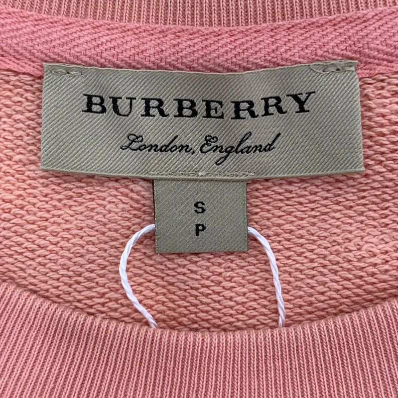 Burberry Burberry Pink Cotton Women's Sweatshirt Size S / US 4 / IT 40 - 5 Thumbnail