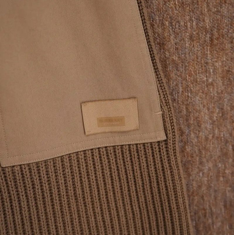 Burberry Burberry Brown Knitted Midi Skirt for Women Size 23" - 3 Thumbnail