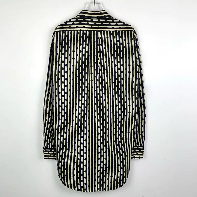 Burberry Burberry Colorblock Cotton Women's Shirt Size M / US 6-8 / IT 42-44 - 2 Thumbnail