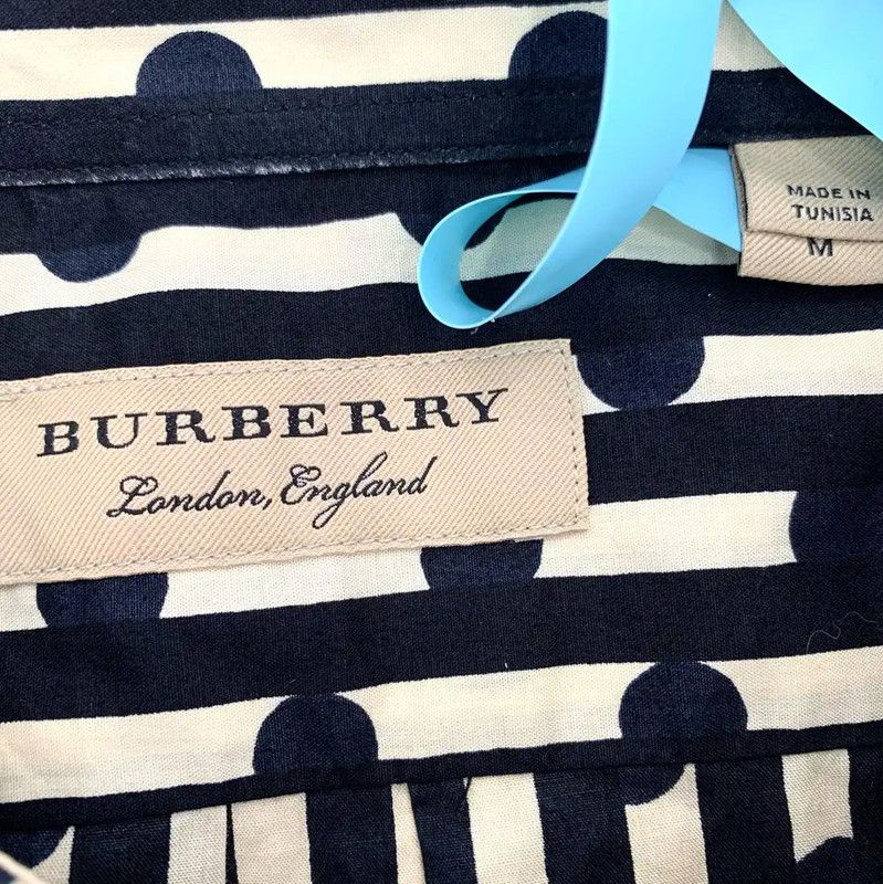 Burberry Burberry Colorblock Cotton Women's Shirt Size M / US 6-8 / IT 42-44 - 5 Thumbnail